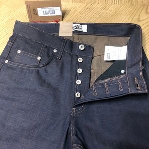 Naked & Famous Natural Indigo Kakishibu Selvedge
